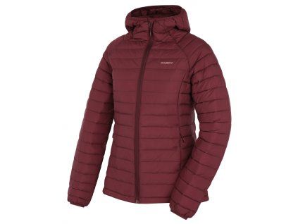 Husky Dámská péřová bunda Dreeser L dark bordo (Velikost L)