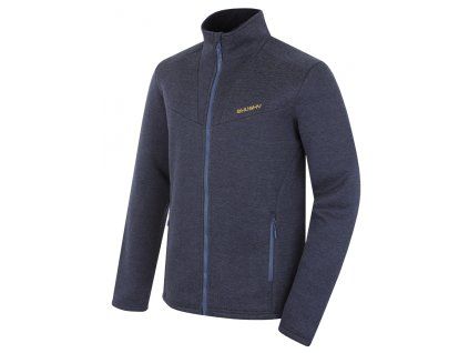 Husky Pánský svetr na zip Akra M dark blue (Velikost L)