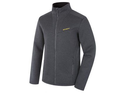 Husky Pánský svetr na zip Akra M dark grey (Velikost L)
