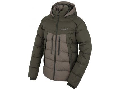 Husky Pánská péřová bunda Durra M khaki (Velikost L)