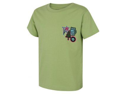 Husky Dětské bavlněné triko Tee Patch K light green (Velikost 128)