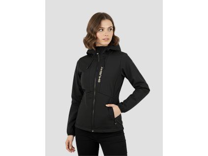 Husky Dámská softshell bunda Silvo L black (Velikost L)