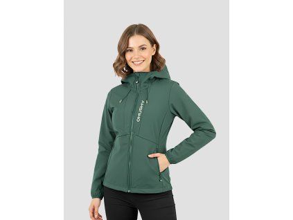Husky Dámská softshell bunda Silvo L green (Velikost L)