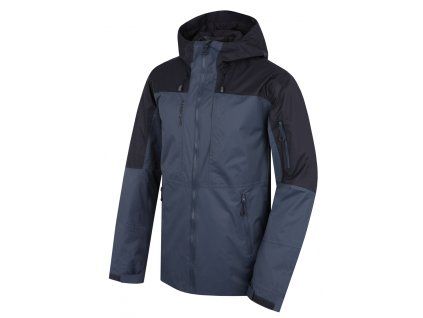 Husky Pánská hardshell bunda Nickin M anthracite/black (Velikost L)