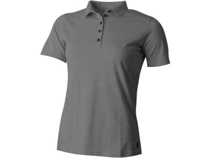 Lasting dámská merino polo košile BIBI šedá (Velikost L)