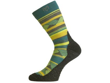 Lasting merino ponožky WLI zelené (Velikost L)