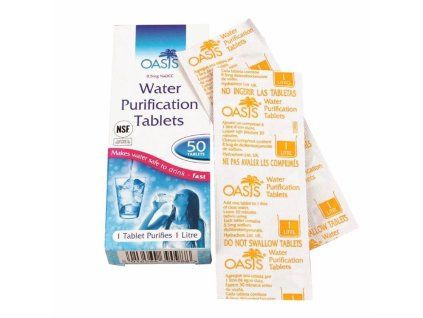 yate tablety pro cisteni vody oasis 8 5mg nadcc 50 tablet