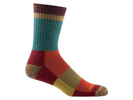 Darn Tough Heady Stripe Micro Crew Lightweight with Cushion Teal