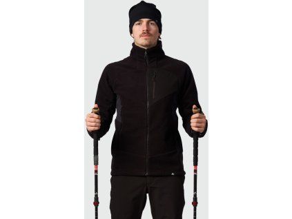Northfinder SALVA blackblack pánská fleecová mikina MI 3940OR 270