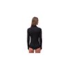 SENSOR MERINO ACTIVE dámské triko dl.rukáv stoják zip černá 03