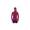 SENSOR MERINO ACTIVE dámské triko dl.rukáv stoják zip lilla 03
