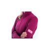 SENSOR MERINO ACTIVE dámské triko dl.rukáv stoják zip lilla 04