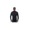 SENSOR MERINO ACTIVE pánské triko dl.rukáv stoják zip černá 04