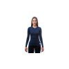 SENSOR MERINO DF dámské triko dl. rukáv deep blue 03