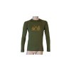 SENSOR MERINO DF CAMP pánské triko dl.rukáv safari green 04
