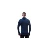 SENSOR MERINO DF pánské triko dl.rukáv s kapucí deep blue 03