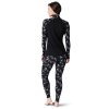 smartwool w merino 250 bl pattern 1 4 zip boxed black pinwheel 04