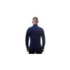 SENSOR MERINO UPPER pánská mikina krátký zip deep blue 04