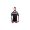 SENSOR MERINO IMPRESS pánské triko kr.rukáv černáhoneycomb 03