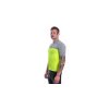 SENSOR CYKLO MOTION pánský dres kr.rukáv celozip neon yellowšedá 02