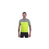 SENSOR CYKLO MOTION pánský dres kr.rukáv celozip neon yellowšedá 03