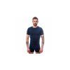 sensor merino active panske triko kr rukav deep blue 02