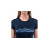 sensor merino active pt mountains damske triko kr rukav deep blue 04