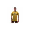 sensor merino air pt explore panske triko kr rukav mustard 02