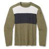 Smartwool M CLASSIC THERMAL MERINO BASE LAYER COLORBLOCK CREW BOXED winter moss heather