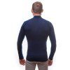 SENSOR MERINO ACTIVE pánské triko dl.rukáv stoják zip deep blue4