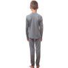 SENSOR MERINO ACTIVE SET dětský triko dl.rukáv + spodky šedá4