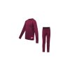 SENSOR MERINO ACTIVE SET junioský triko dl.rukáv + spodky lilla