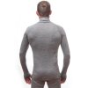 SENSOR MERINO BOLD pánské triko dl.rukáv roll neck cool gray4