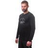 SENSOR MERINO ACTIVE PT VAN LIFE pánské triko dl.rukáv černá2