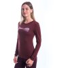 sensor merino air pt hills damske triko dl rukav port red2