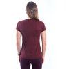 SENSOR MERINO AIR PT HILLS dámské triko kr.rukáv port red4