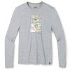 smartwool winter adventure long sleeve graphic tee slim fit panske triko