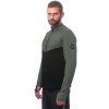 sensor coolmax thermo panska mikina celozip cerna olive green2