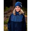 Unuo, Dětská softshellová bunda s fleecem Basic, Černá, Temná mandala (Velikost 98/104)