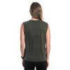 SENSOR MERINO AIR FOX dámské triko bez rukávu olive green4