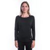 SENSOR MERINO AIR traveller dámské triko dl.rukáv černá3