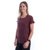 SENSOR MERINO AIR traveller dámské triko kr.rukáv port red2