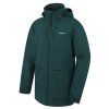 Husky Pánský hardshell kabát Nevr M dk. green
