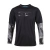 Fresh Trash Men´s Escape Merino Long Sleeve tee black/camo