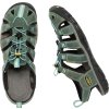 575706 11 keen clearwater cnx leather women mineral blue yellow