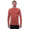 sensor merino active snsr panske triko dl rukav terracotta3