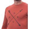 sensor merino active snsr panske triko dl rukav terracotta5