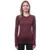 SENSOR MERINO AIR dámské triko dl.rukáv port red3