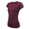SENSOR MERINO AIR dámské triko kr.rukáv port red