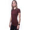 SENSOR MERINO AIR dámské triko kr.rukáv port red 2